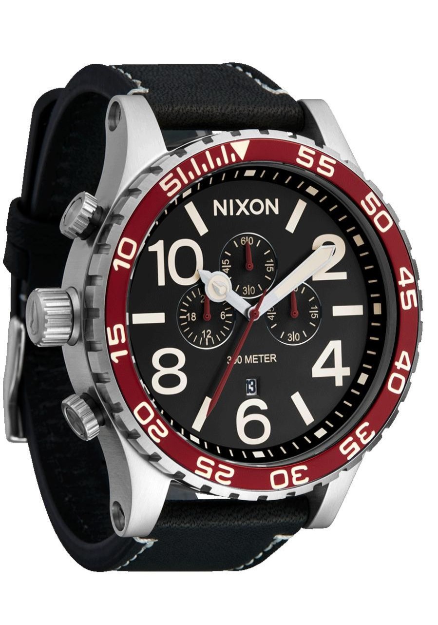 Men'S Watches Nixon | 51-30 Chrono Leather