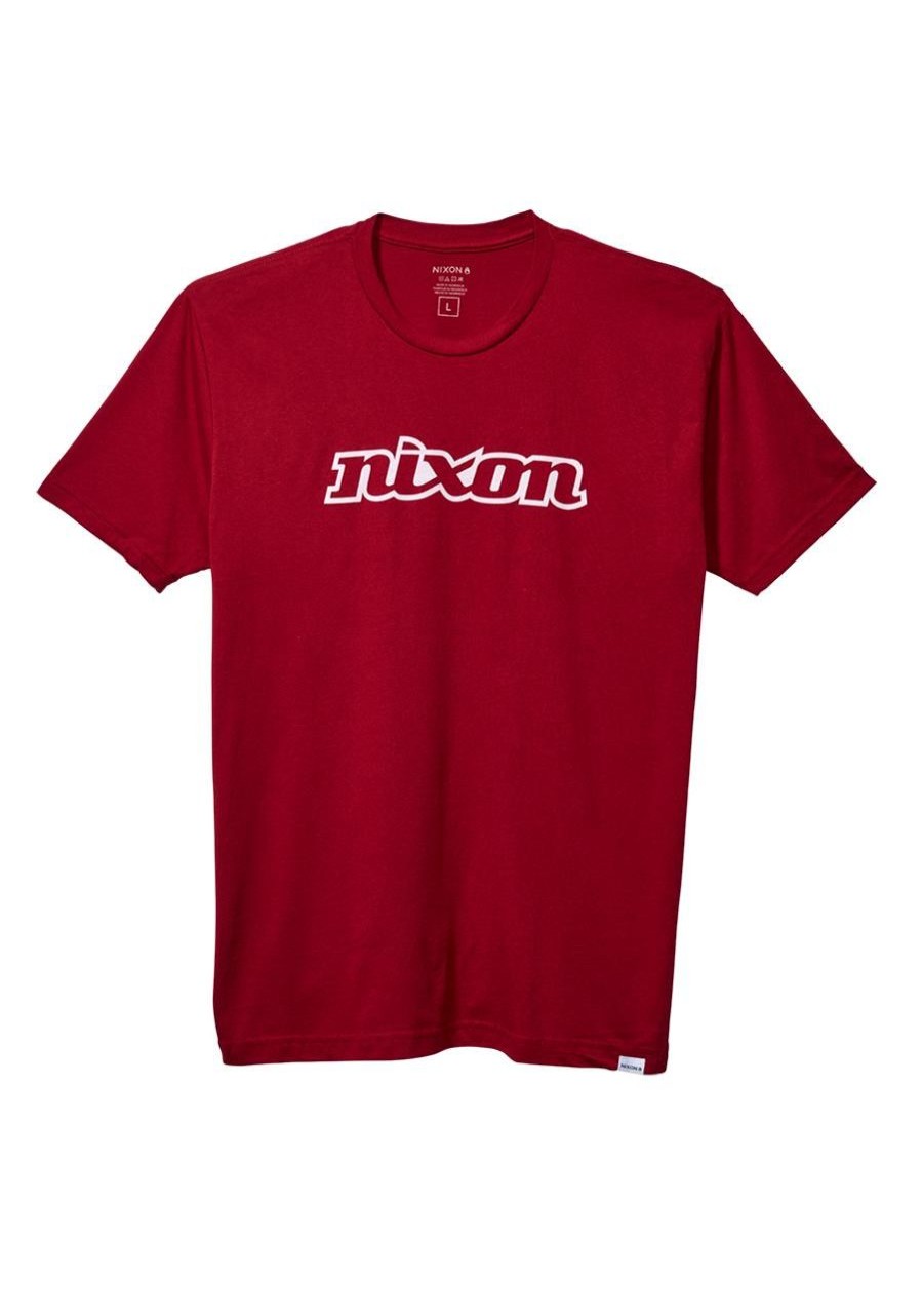 Clothing & Accessories Nixon T-Shirts | Og Script Eco-Repreve® T-Shirt