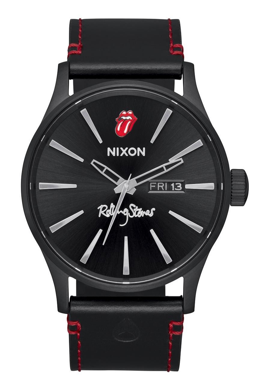 Men'S Watches Nixon | Rolling Stones Sentry Leather