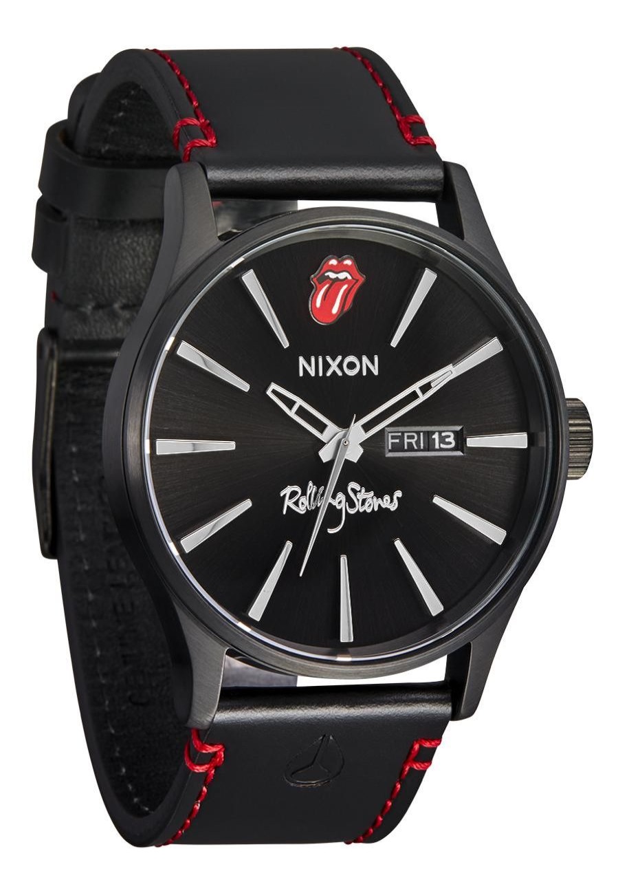 Men'S Watches Nixon | Rolling Stones Sentry Leather