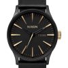 Men'S Watches Nixon | Sentry Leather