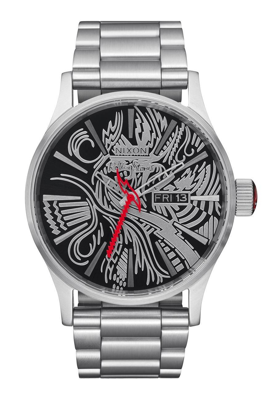 Men'S Watches Nixon | Rolling Stones Sentry Stainless Steel