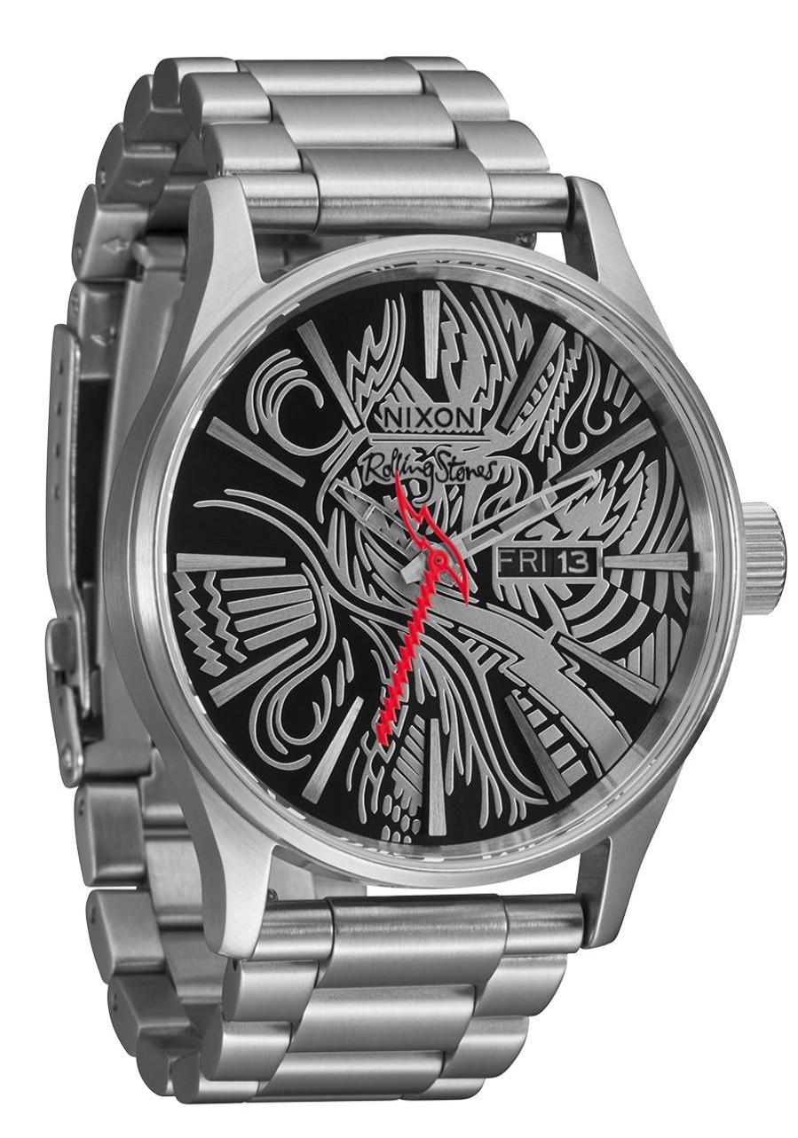 Men'S Watches Nixon | Rolling Stones Sentry Stainless Steel