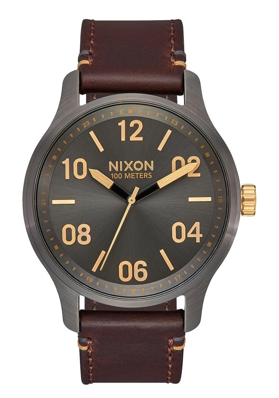 Men'S Watches Nixon | Patrol Leather