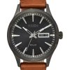 Men'S Watches Nixon | Sentry Solar Leather