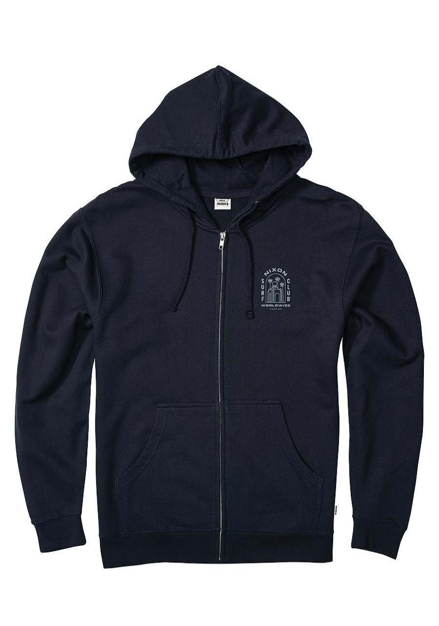 Clothing & Accessories Nixon Sweatshirts | Temple Zip Hoodie