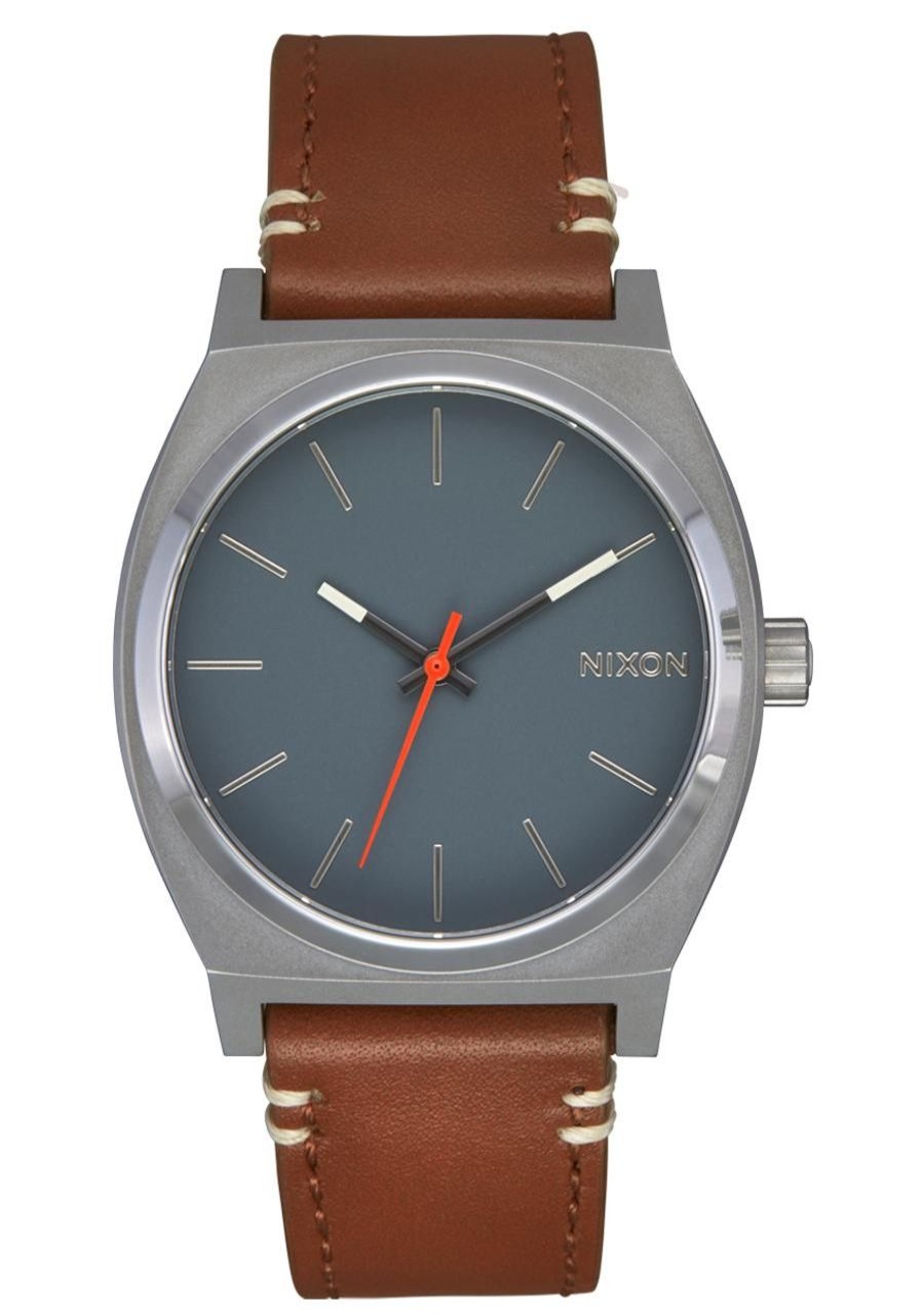 Men'S Watches Nixon | Time Teller Leather