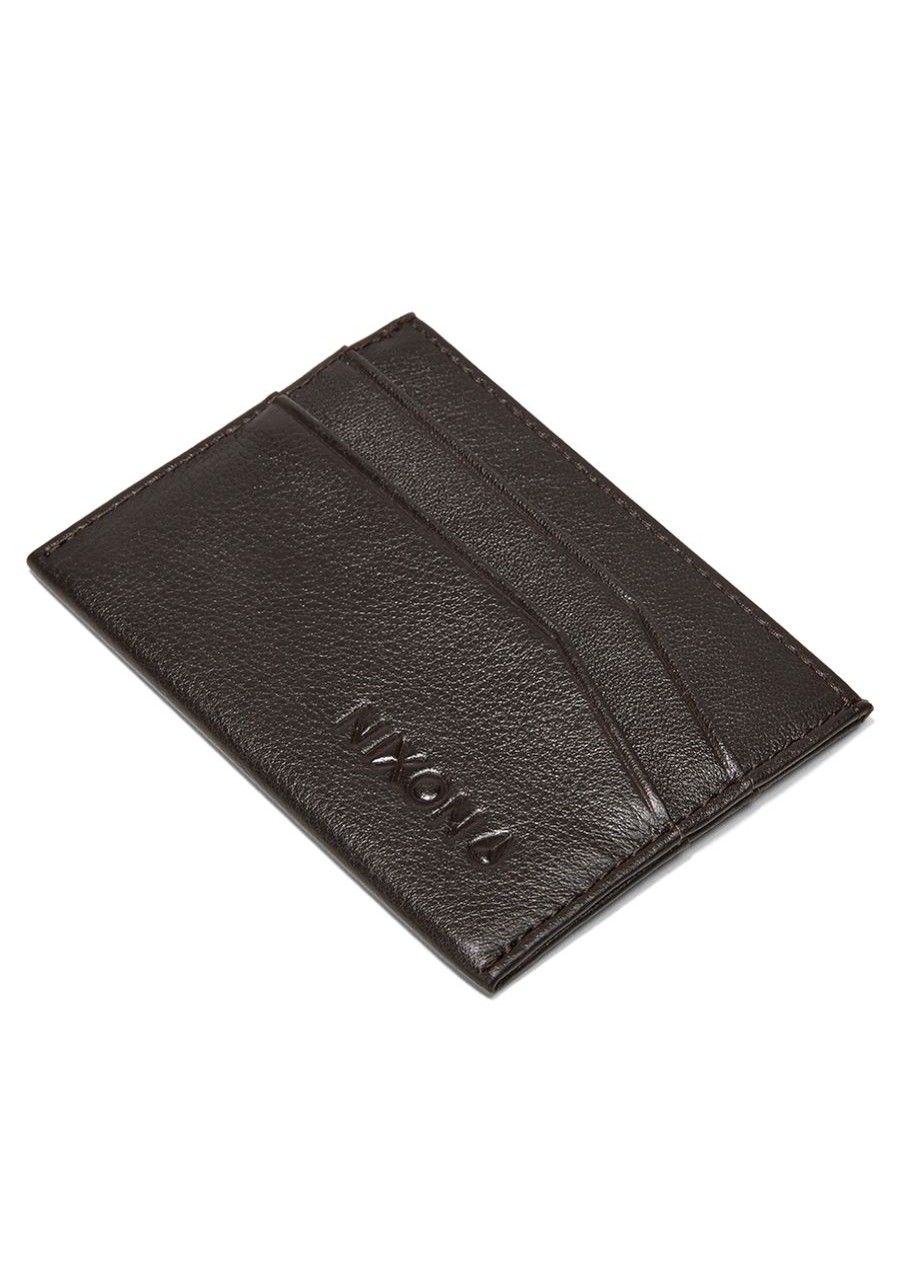 Clothing & Accessories Nixon Wallets | Flaco Leather Card Wallet