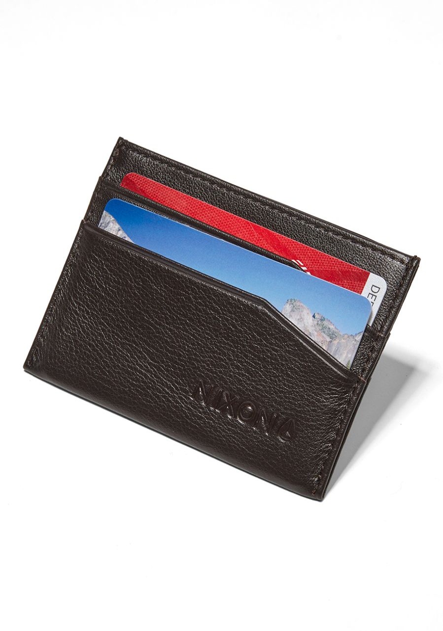 Clothing & Accessories Nixon Wallets | Flaco Leather Card Wallet